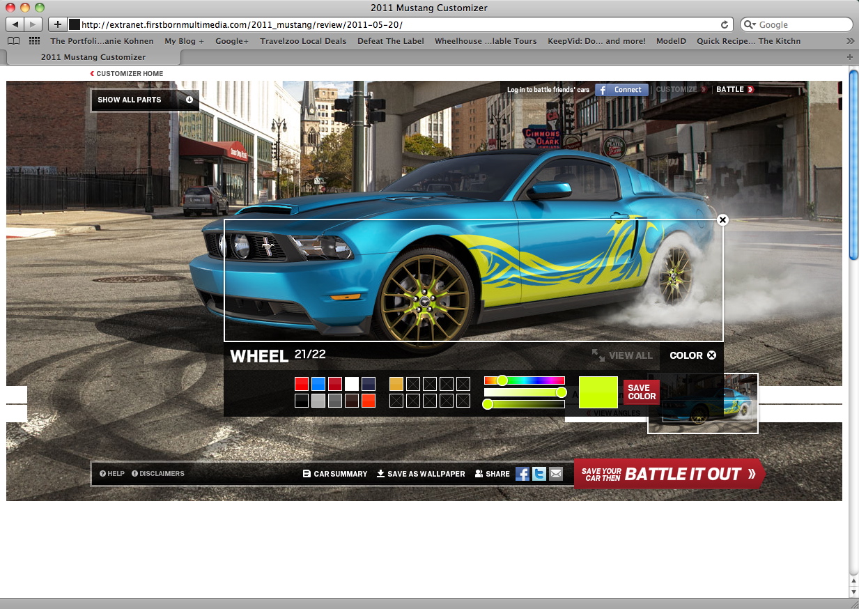 Ford mustang customizer game #7